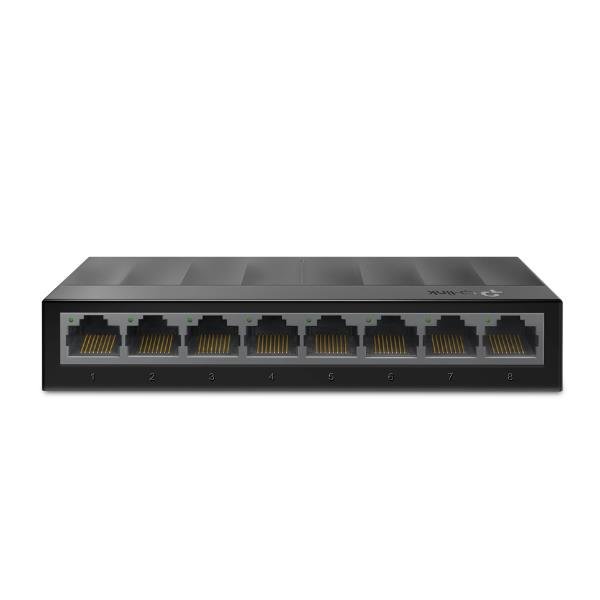 TP-Link LiteWave LS1008G - Switch - unmanaged - 8 x 10/100/1000 - desktop, montaggio a parete