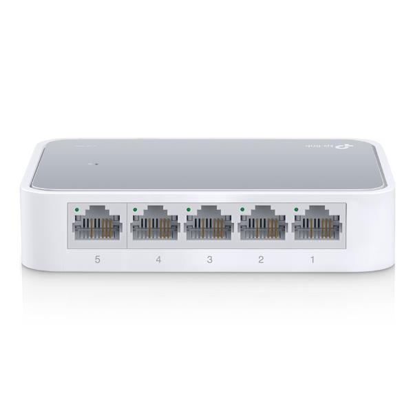 TP-Link TL-SF1005D 5-Port 10/100Mbps Desktop Switch - Switch - 5 x 10/100 - desktop