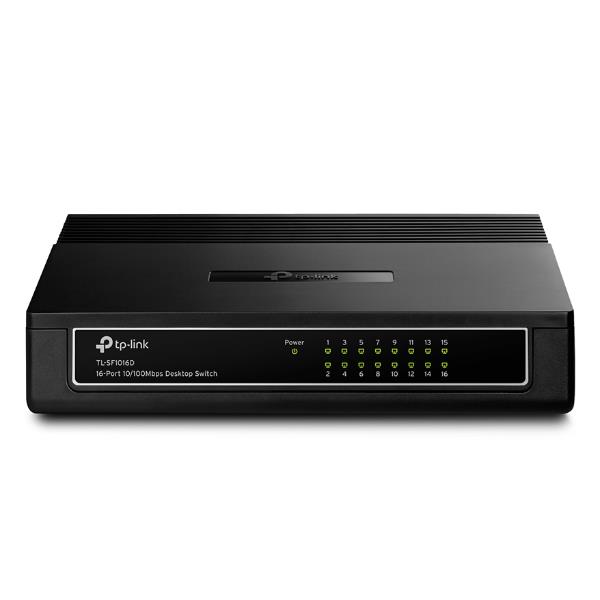 TP-Link TL-SF1016D 16-Port 10/100Mbps Desktop Switch - Switch …