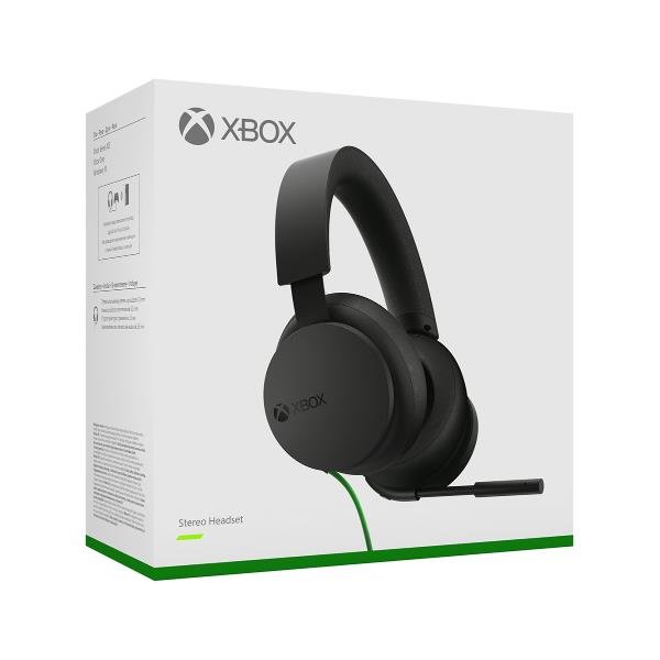 Microsoft Xbox Stereo Headset - Cuffie con microfono - dimensione completa - cablato - jack 3,5 mm - nero