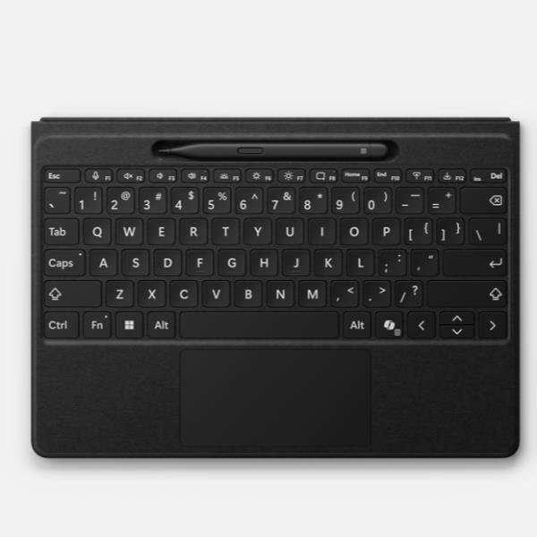 Microsoft Surface Pro Flex w/Slim Pen, Italiano, Touchpad, Interruttore a chiave meccanica, Microsoft, Surface Pro 11th Edition, Surface Pro 10 for Business, Surface Pro 9, Surface Pro 8, Nero