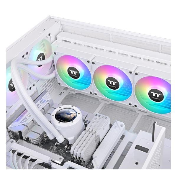 Thermaltake - TH360 V2 Ultra EX ARGB Sync All-In-One Liquid Cooler - Snow Edition