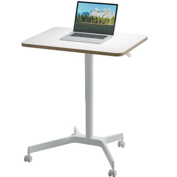 Scrivania Compatta pneumatica Sit-Stand mobile 80x60x75-114cm Leitz