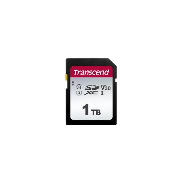 Transcend 300S - Scheda di memoria flash - 1 TB - Video Class V30 / UHS-I U3 / Class10 - UHS-I SDXC