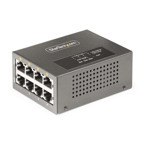 STARTECH INIETTORE POE+/POE++ A 4 PORTE