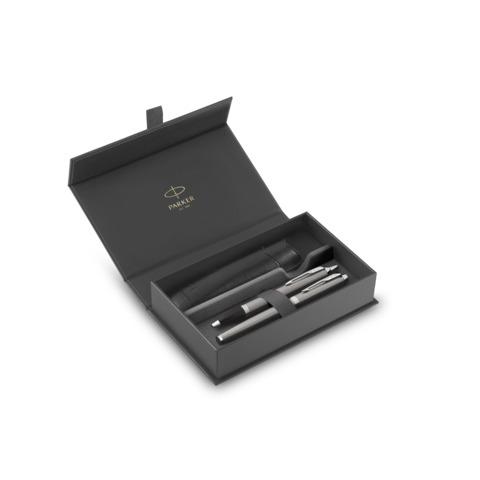 PARKER GIFT SET DUO PENNA STILOGRAFICA PUNTA M …