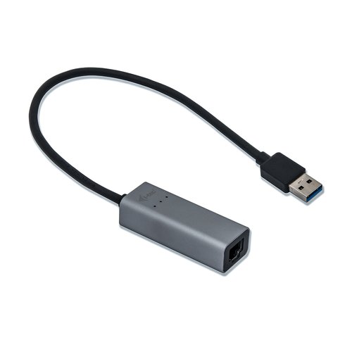 i-Tec USB 3.0 Metal Gigabit Ethernet Adapter - Adattatore di rete - USB 3.0 - Gigabit Ethernet x 1 - grigio spazio
