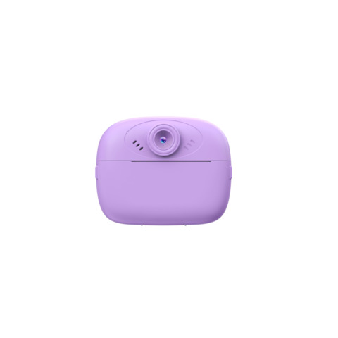 CELLY KIDS CAM PRINT FOTOCAMERA CON FUNZIONE STAMPA FOTO E VIDEO INCLUDE 2 ROTOLI DI STAMPA LETTORE MUSICALE E GIOCHI USB-C VIOLA