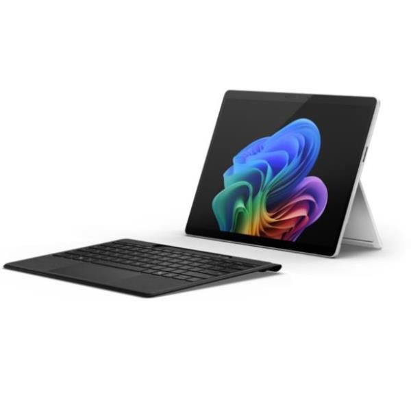 Microsoft Surface Pro Copilot+ PC - 11th Edition - tablet - Snapdragon X Plus - X1P-64-100 / fino a 3.4 GHz - Win 11 Home - Qualcomm Adreno - 16 GB RAM - 256 GB SSD - 13" touchscreen 2880 x 1920 @ 120 Hz - Bluetooth, Wi-Fi 7 - platino