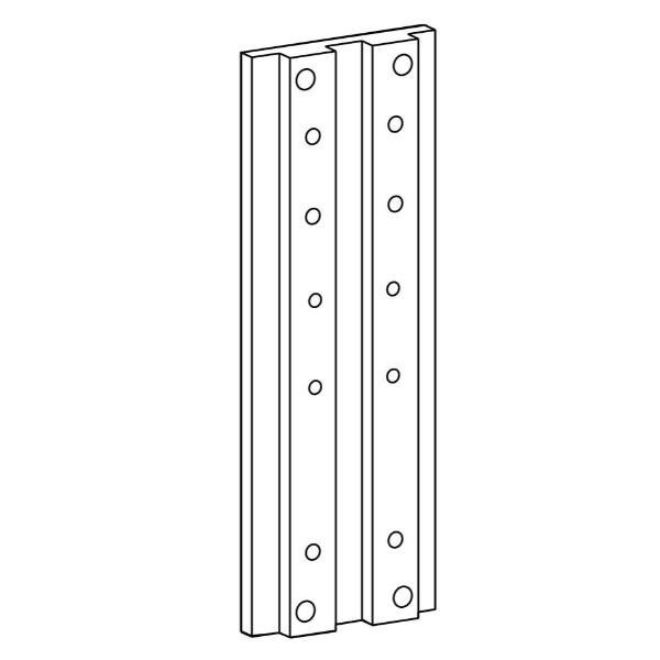 Ergotron - Componente di montaggio (kit staffe montaggio barra) - per pannello piatto - alluminio - installabile a parete - per ARMS 100 series, 200 series, 300 series, 400 series
