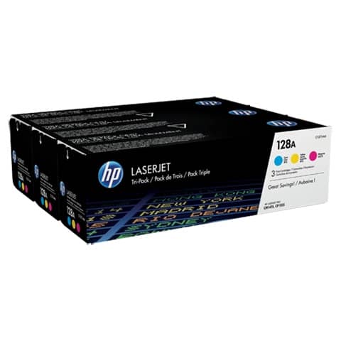 Hp - Confezione 3 Toner originale - 128A …
