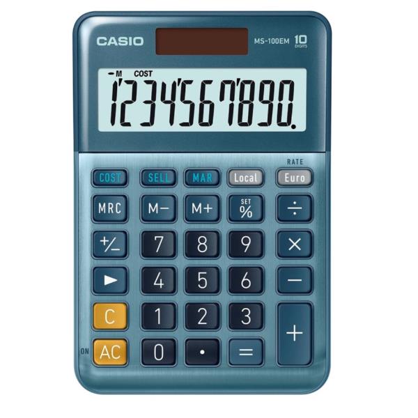 Calcolatrice da tavolo MS-100EM - 10 cifre - …