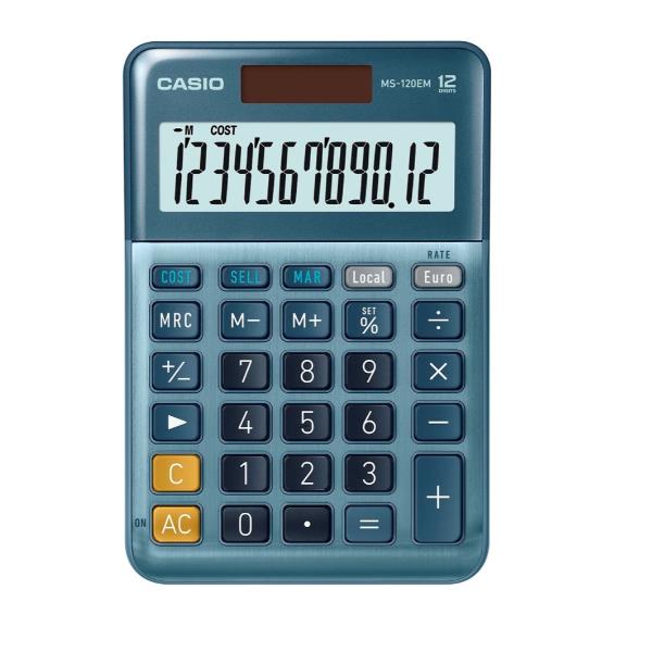 Calcolatrice da tavolo MS-120EM - 12 cifre - …