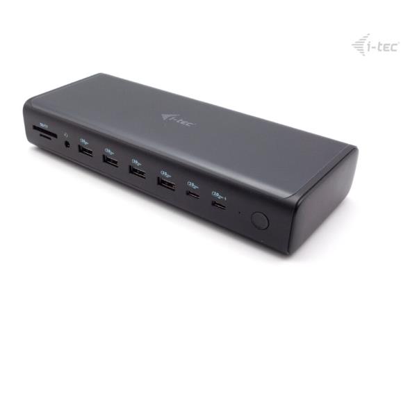 I-Tec Docking Station Universale 6 Monitor x 4K DISPLAY - PD (3.1) 140W con alimentatore
