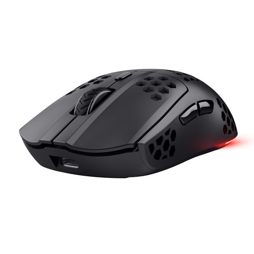 Trust MOUSE WIRELESS GAMING ULTRALEGGERO RGB 80 ORE AUTONOMIA RICARICABILE GXT 929 HELOX - NERO