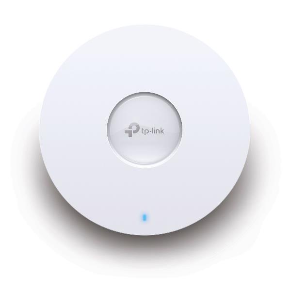 TP-Link Omada - Wireless access point - Wi-Fi 6 - 2.4 GHz, 5 GHz - gestito da cloud - montaggio a parete / a soffitto