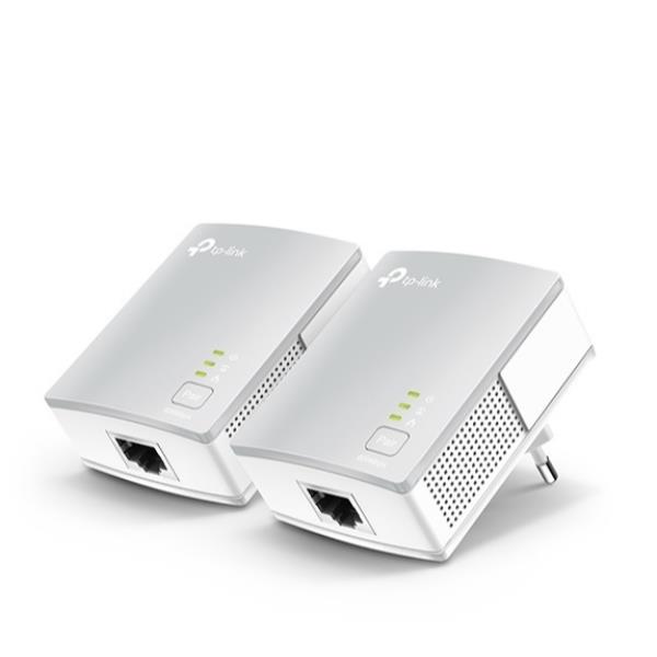 Gli adattatori Powerline TL-PA411KIT convertono la rete elettrica in una rete dati senza aggiungere ulteriori cavi. Nessuna configurazione necessaria, Ã¨ sufficiente collegare gli adattatori in una presa elettrica per stabilire una connessione instant