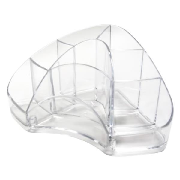 Portapenne Multipot Classic - 14 x 20 x 9 cm - trasparente - Arda