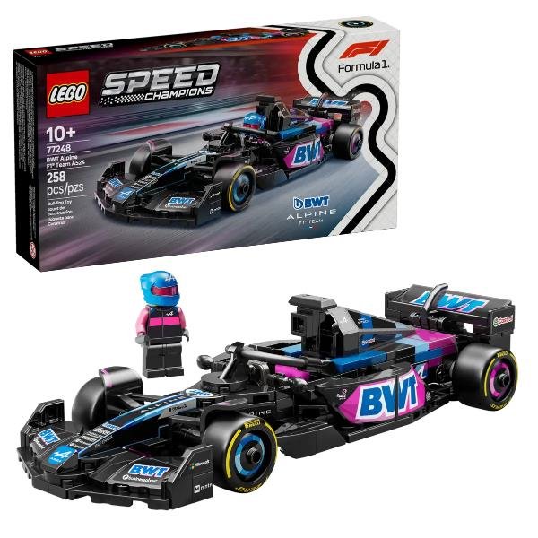 LEGO SPEED CHAMPION AUTO DA CORSA BWT ALPINE F1 TEAM A524 CON MINIFIGURA DEL PILOTA DA COLLEZIONE