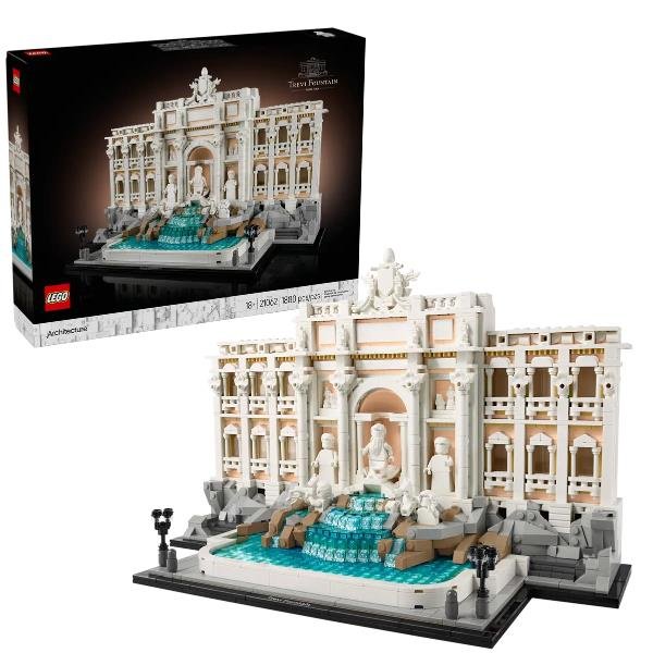 LEGO ARCHITECTURE FONTANA DI TREVI KIT DI MODELLISMO CON FACCIATA DI PALAZZO POLI E SCULTURE