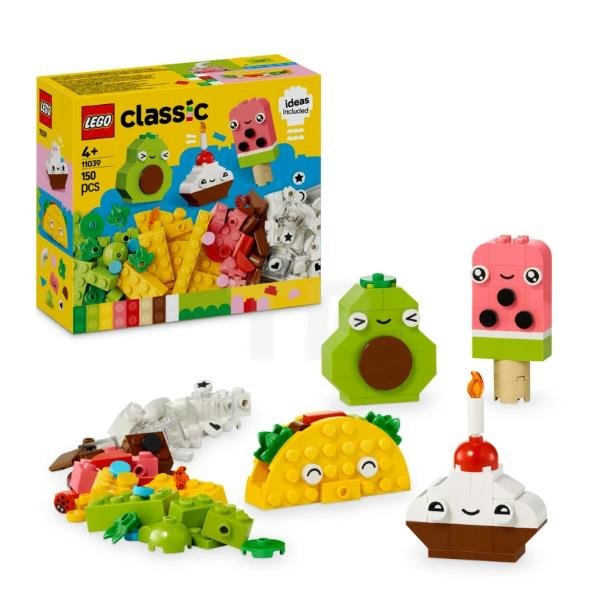 LEGO CLASSIC ALIMENTI CREATIVI SET DI GIOCHI DI FANTASIA CON CIBO IN PLASTICA DA COSTRUIRE