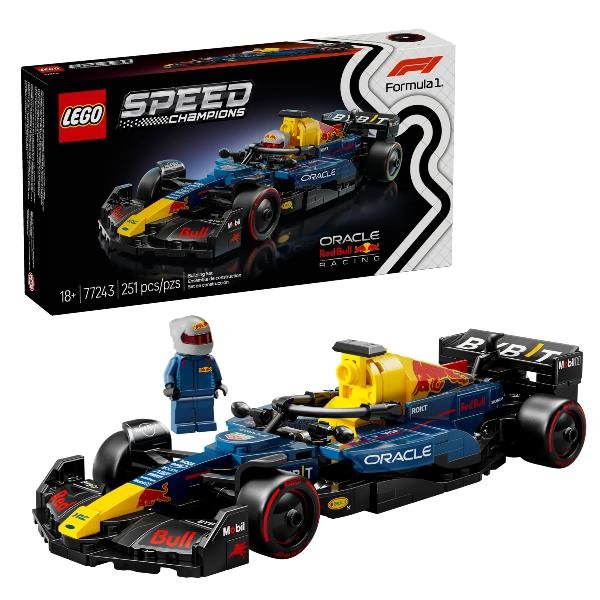 LEGO SPEED CHAMPION AUTO DA CORSA F1 ORACLE RED BULL RACING RB20 CON MINIFIGURA DEL PILOTA DA COLLEZIONE