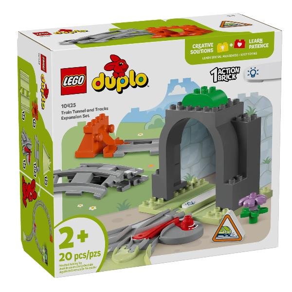 LEGO DUPLO PACK ESPANSIONE TUNNEL E BINARI FERROVIA CON ELEMENTI E PISTA PER TRENO