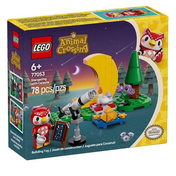 LEGO ANIMAL CROSSING OSSERVANDO LE STELLE SET CON CELESTE CON MINIFIGURA E TELESCOPIO