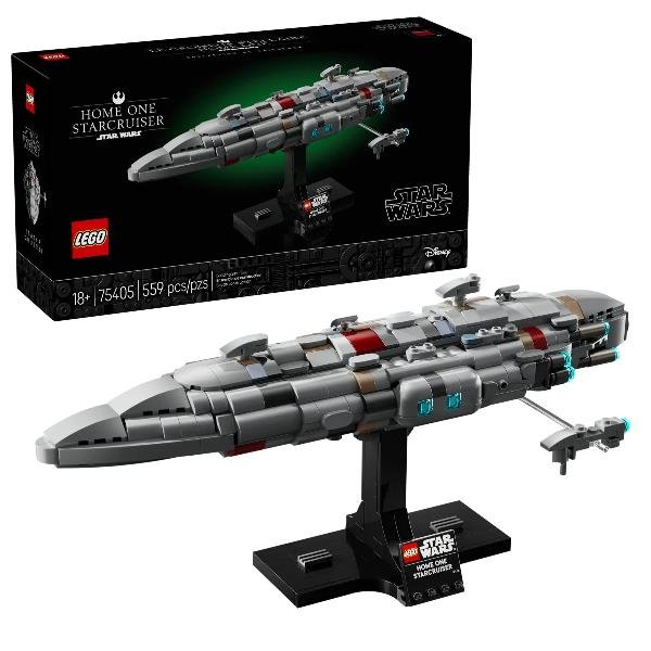 LEGO STAR WARS STARCRUISER HOME ONE MODELLINO DI ASTRONAVE DA COSTRUIRE CON FREGATA MEDICA NEBULON B