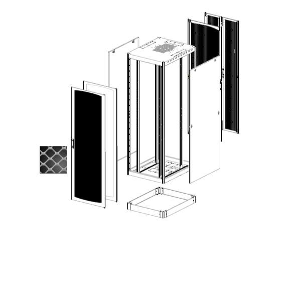 Calzatura di sicurezza Como S1P SRC - pelle scamosciata/poliestere mesh - numero 39 - blu - Deltaplus