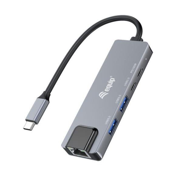 EQUIP USB-C TO 2.5G ETHERNET + 3 PORT USB
