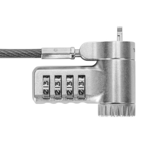 TARGUS DEFCON LUCCHETTO DI SICUREZZA CHIAVE KENSINGTON LUCCHETTO A 4 CIFRE CAVO ACCIAIO 2 MT