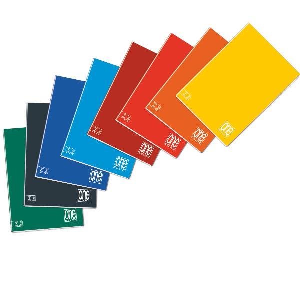 Blasetti One Color - Taccuino - A4 - 30 fogli / 60 pagine - regolabile - disponibile in colori assortiti