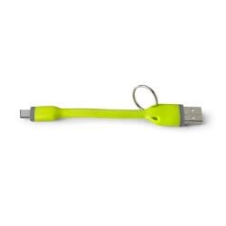 Celly - Cavo USB - USB-C (M) a USB (M) - USB 2.0 - 3 A - 12 cm - verde
