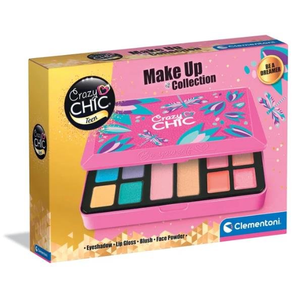 CLEMENTONI CRAZY CHIC TEEN TROUSSE DREAMER COFANETTO TRUCCHI LAVABILI SET COSMETICI