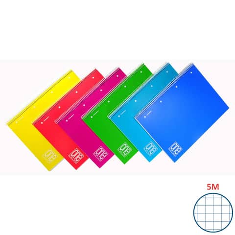 Maxiquaderno One Color PP - A4+- 5mm - …
