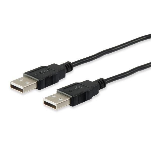 EQUIP 128872 CAVO USB 2.0 MASCHIO/MASCHIO 5 MT NERO
