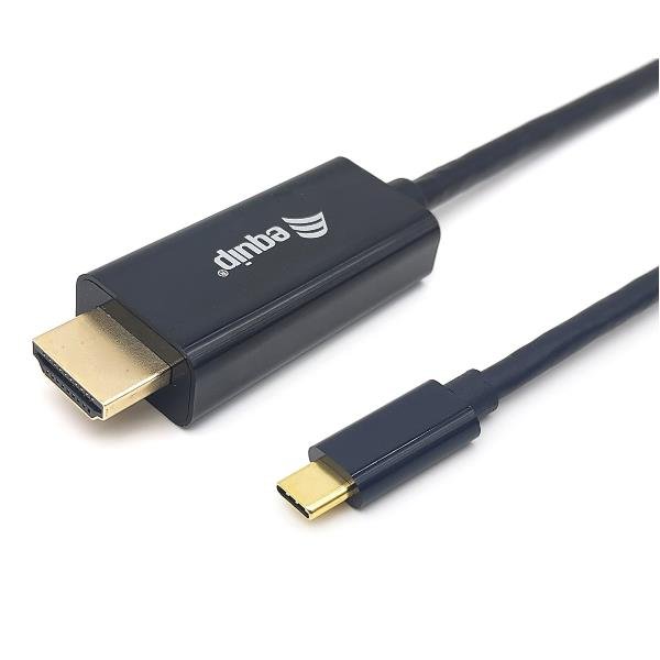 EQUIP CAVO DA USB-C THUNDERBOLT 3 AD HDMI 4K/30Hz 32AWG MASCHIO-MASCHIO CONNETTORI PLACCATI IN ORO 3 MT