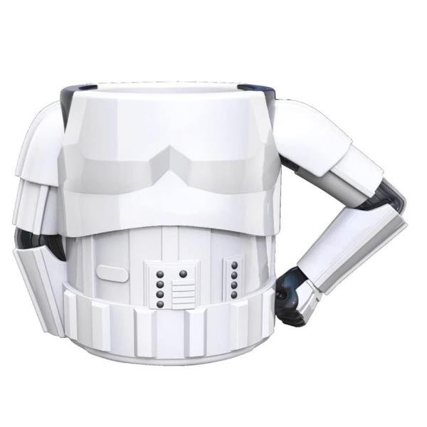 EXQUISITE GAMING STAR WARS TAZZA DA CAFFE'' 3D 15x8.5x10 CM IN CERAMICA STORM TROOPER