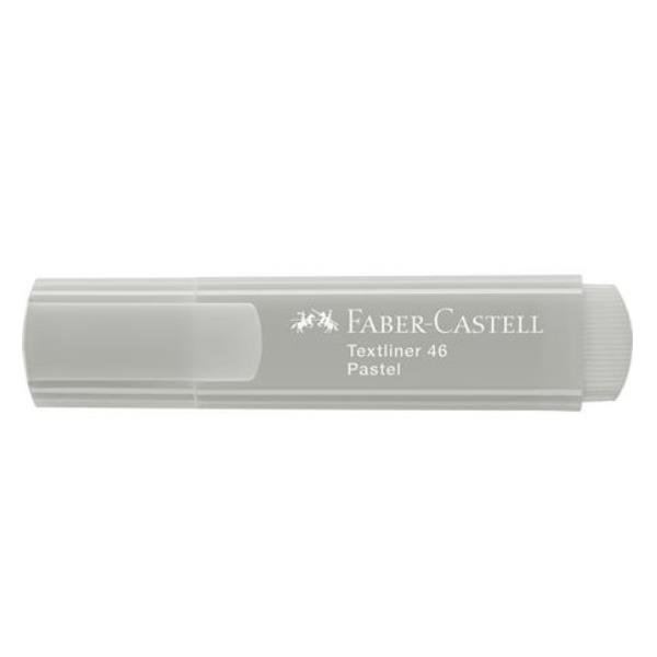 Faber-Castell TEXTLINER 46 Pastel - Evidenziatore - grigio seta - inchiostro base acqua - 1-2-5 mm