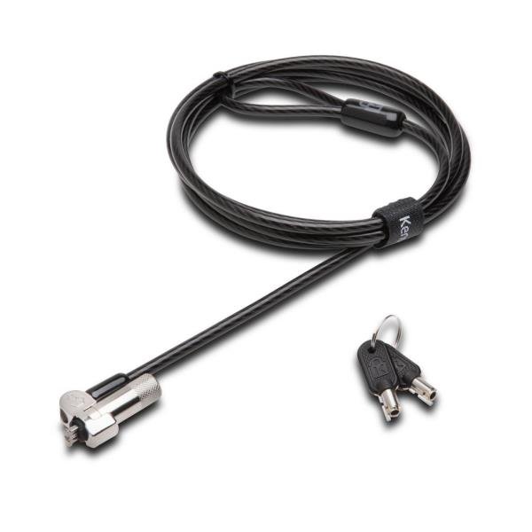 KENSINGTON CAVO DI SICUREZZA CON LUCCHETTO PER LAPTOP CON CHIAVE NANOSAVER IN ACCIAIO AL CARBONIO ANTITAGLIO 1.80 MT NERO
