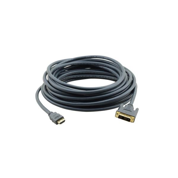 KRAMER C-HM/DM-6 CAVO PROLUNGA DA HDMI 4K2K 19 PIN MASCHIO A DVI-D 24+1 PIN 1.8 MT NERO
