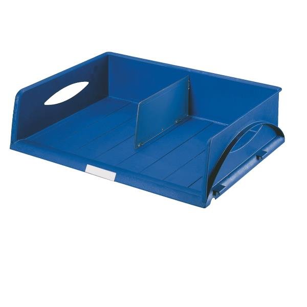 Leitz Sorty Jumbo - Vassoio per lettere - 2 compartimenti - per A3 - orizzontale - blu