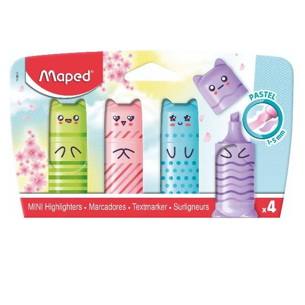 SCRITTURA E CORREZIONE - EVIDENZIATORE MINI PASTEL POCKET X4
