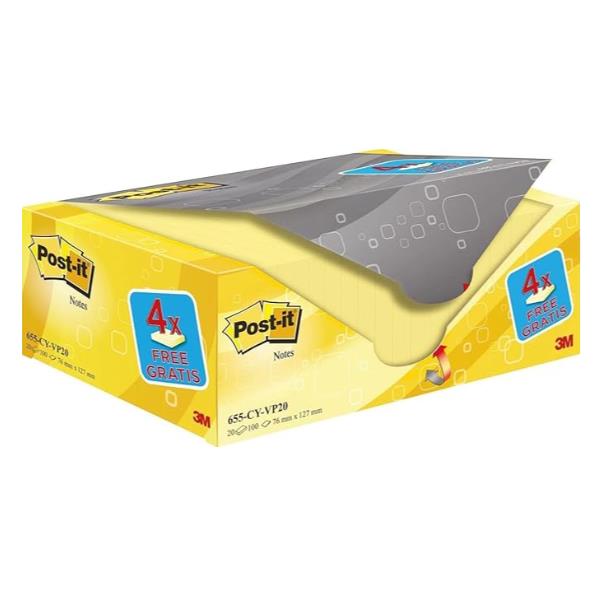 Blocco foglietti Post-it - 654CY-VP20 - 76 x …