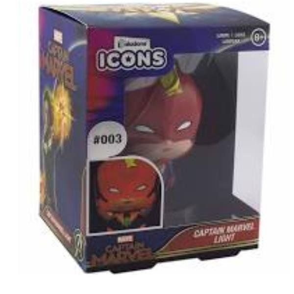 PALADONE 3D LAMPADA CAPTAIN MARVEL DA TAVOLO MULTICOLORE