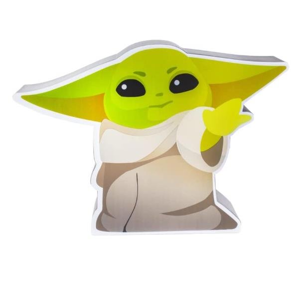 Paladone Star Wars The Mandalorian - Lampada decorativa - luce bianca - Grogu - green head