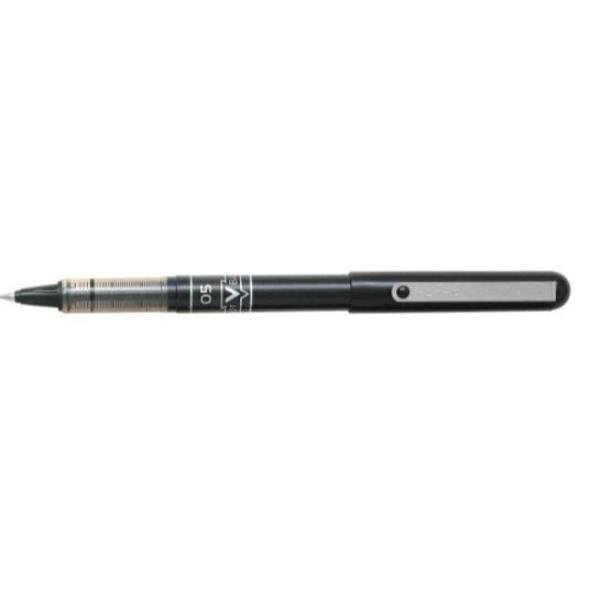 PILOT V BALL PENNA ROLLER PUNTA 0.5 mm COLORE NERO CONF. 12 Pz.