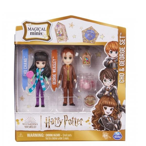 SPIN MASTER HARRY POTTER WIZARDING WORLD SET AMICIZIA CON GEORGE WESLEY E CHO CHANG