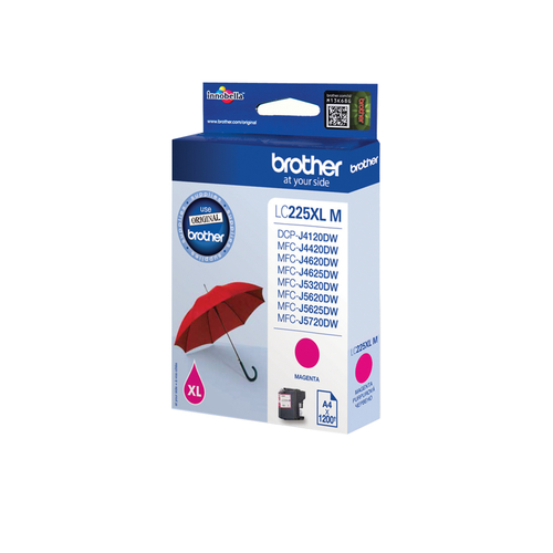 Brother - Cartuccia - Magenta - LC225XLM - 1200 pag